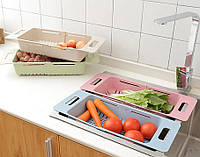 Корзина в раковину для мытья фруктов и овощей | Дуршлаг на мойку