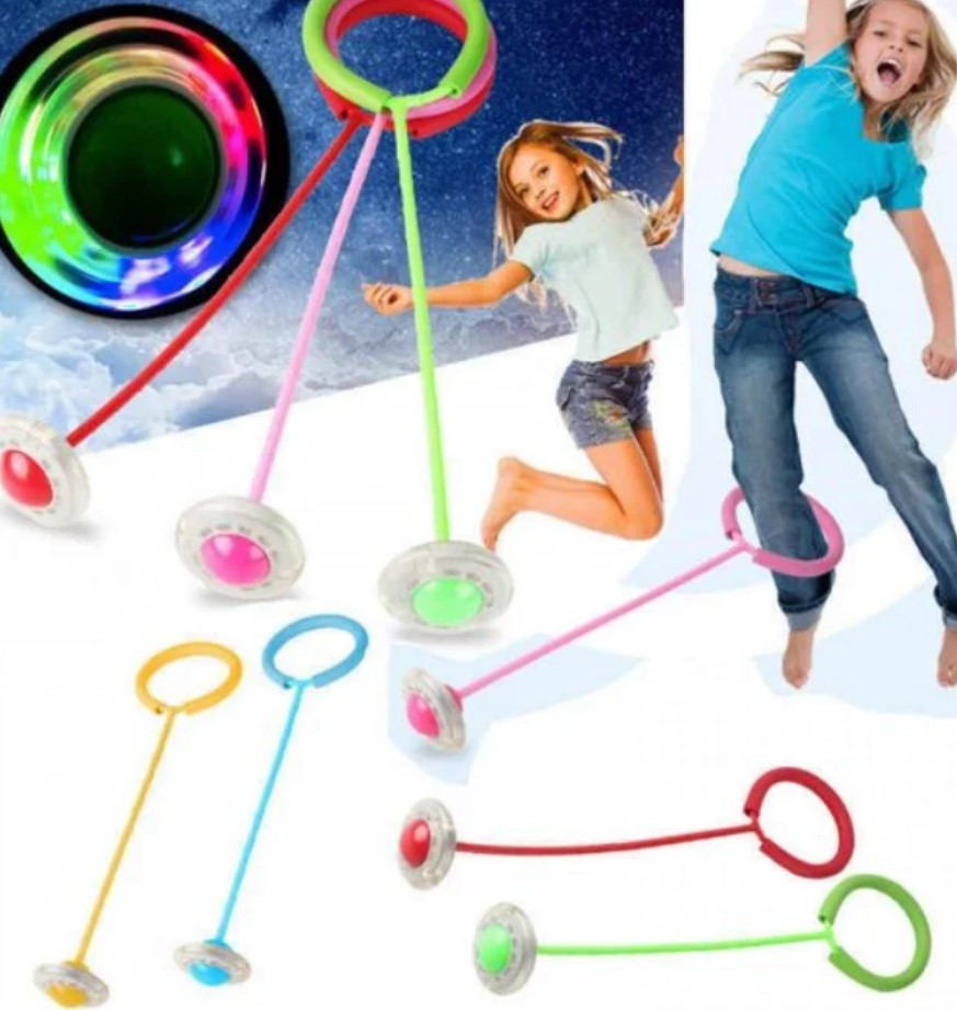 Скакалка на ногу (LED колесо і палиця), Нейроскакалка, Скакалка-палиця