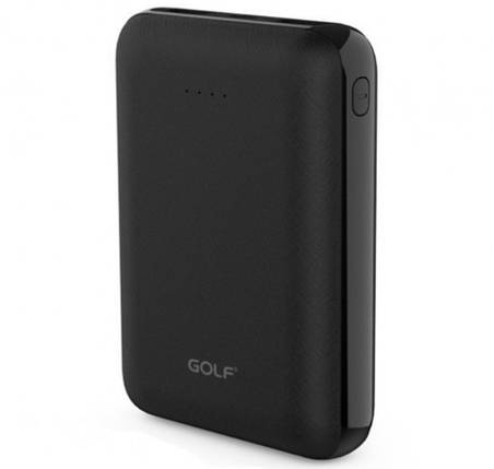 Power bank 10000 mAh GOLF G62, Повербанк, Зовнішній акумулятор, Портативна зарядка, Power bank 10000 mAh GOLF G62, фото 1