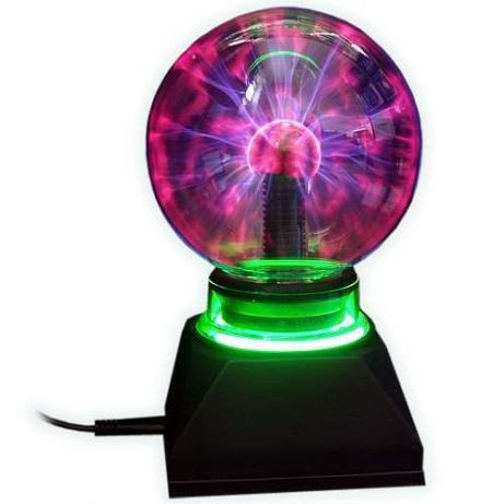 Плазмова куля з блискавками нічник світильник Plasma Light Magic Flash Ball BIG 5 дюймів, Настільна лампа