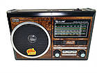 Портативна колонка MP3 USB Golon RX-277LSD Solar з сонячне панеллю Wooden, фото 3