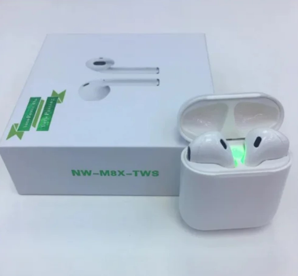 Навушники NW-M8X TWS з кейсом, Бездротові bluetooth навушники, Блютуз навушники