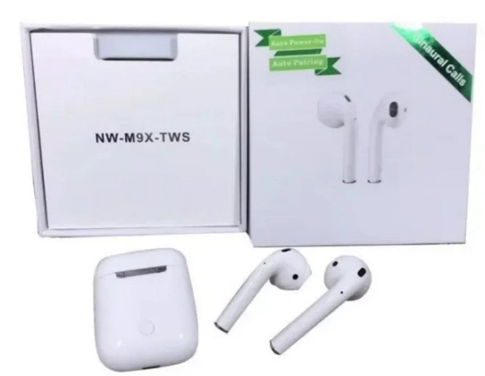 Навушники NW-M9X TWS з кейсом, Бездротові bluetooth навушники, Блютуз навушники