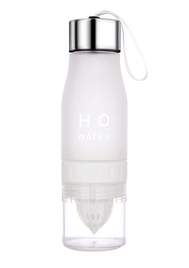 Пляшка БІЛА H2O Water Bottle 650 мл, Пляшка-соковижималка для води та напоїв, фото 1