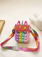 Детская сумка - кошелек в виде Единорога 7890 DobraMAMA Разноцветный 57401
