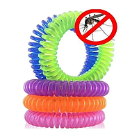 Силиконовый браслет-пружина от комаров и насекомых | Антимоскитный браслет