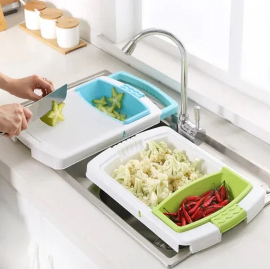Кухонна обробна дошка на раковину Dish washing, Обробна дошка на мийку, Дошка для кухні, фото 1