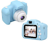 Детская Фотокамера СИНЯЯ c 2.0 дисплеем и с функцией видео | Детский фотоаппарат
