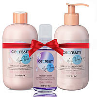 Набор для зрелых и пористых волос Inebrya Ice Cream Age Therapy Hair Lift Kit 300/300/100 мл.