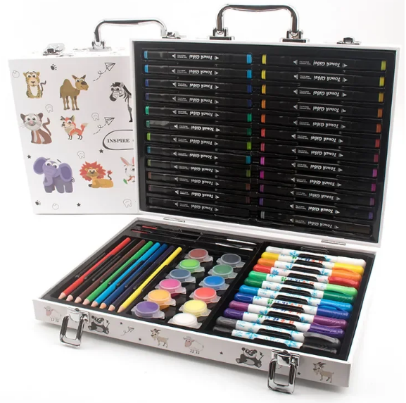 Дитячий набір для малювання 95 предметів, Художній набір для дітей, Художній набір для дітей