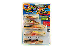 Набір наживок і силіконових снастей Mighty Bite для хижака, рибальські снасті силіконки, рибальські снасті