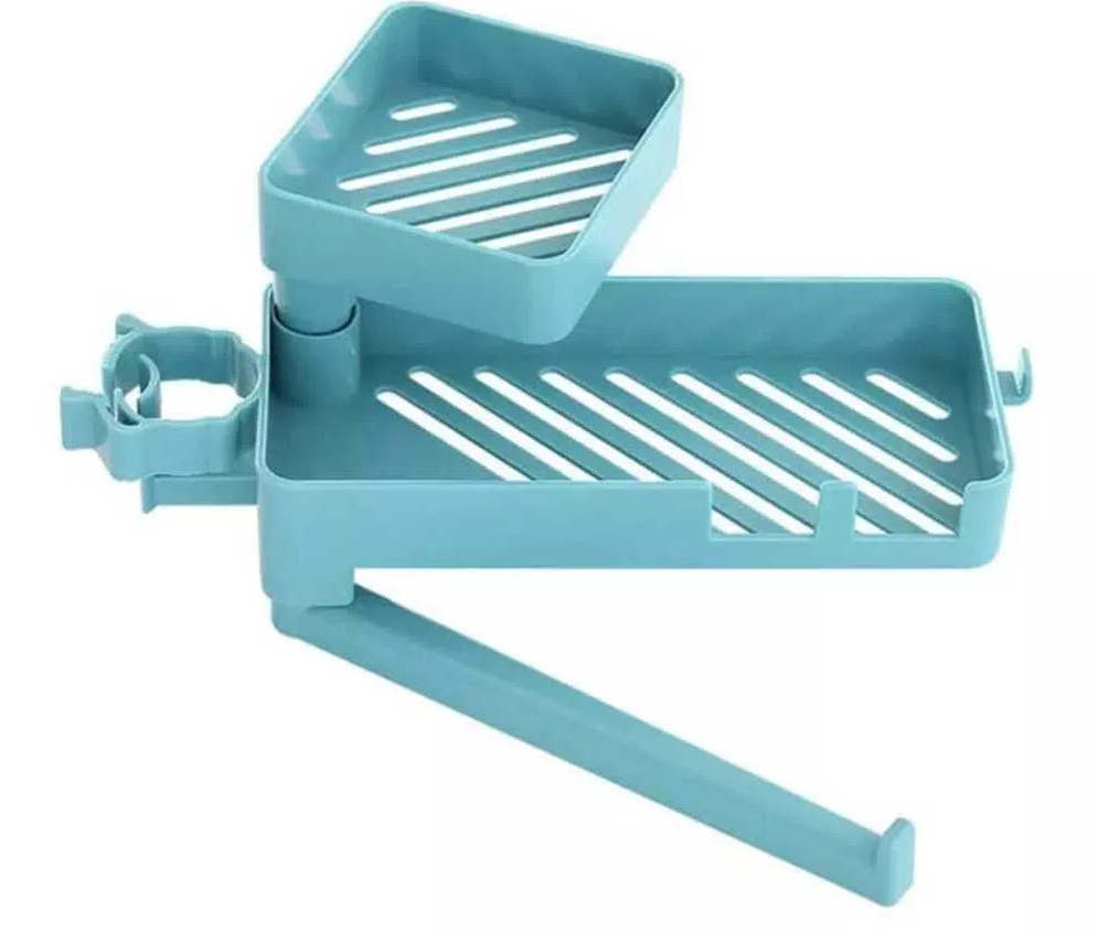 Полиця для ванної кімнати Shower Rack 3 в 1, Органайзер для мийки на кухню, Полиця-органайзер
