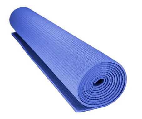 Килимок для йоги Power System Fitness Yoga СИНІЙ, Фітнес килимок, Килимок для заняття спортом, фото 1