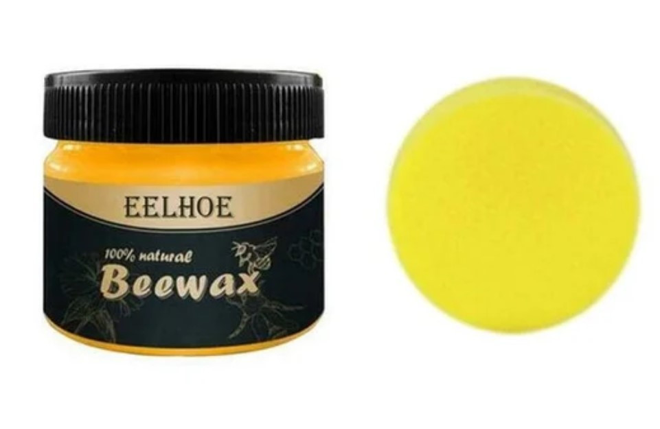 Поліроль для меблів Beewax 80 г, Восковий поліроль, М'який віск для меблів