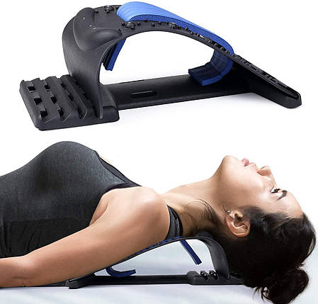 Підтримуючий бандаж Cervical Traction Stretcher Neck Massager, Масажер для шиї та спини, фото 1