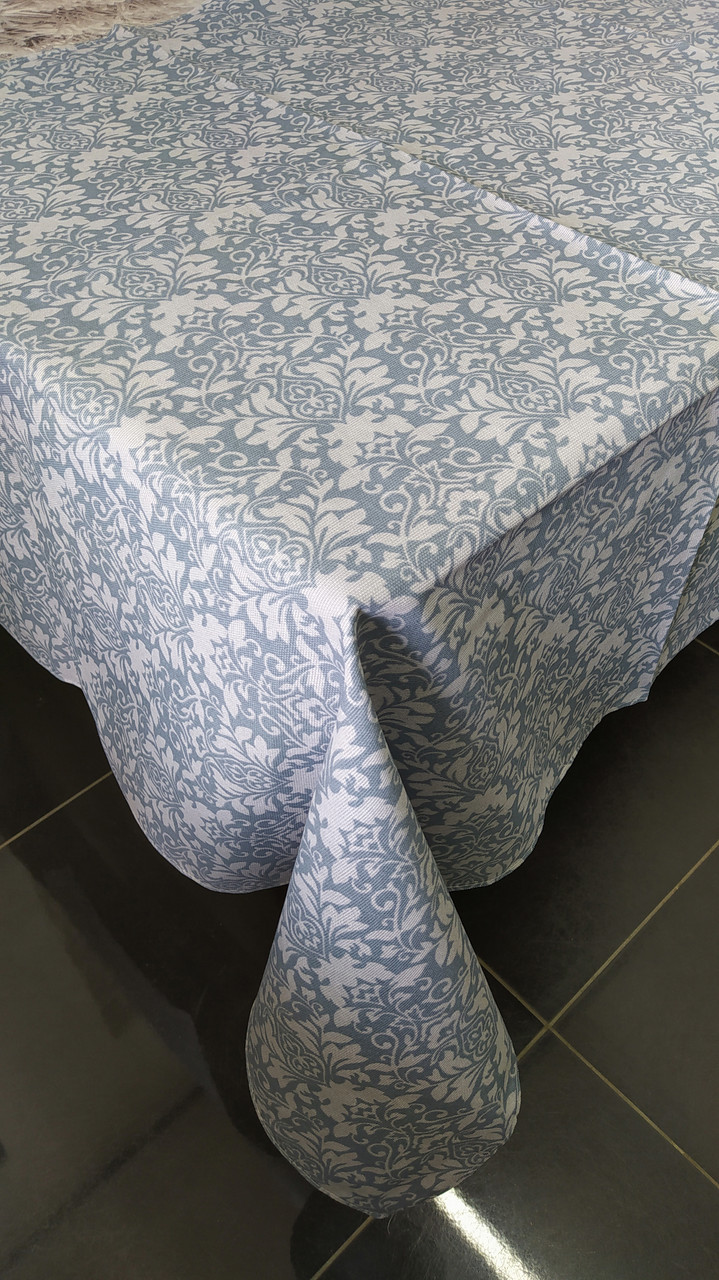 Скатертина лляна розмір 180x150 см на святковий стіл (N-901), фото 1