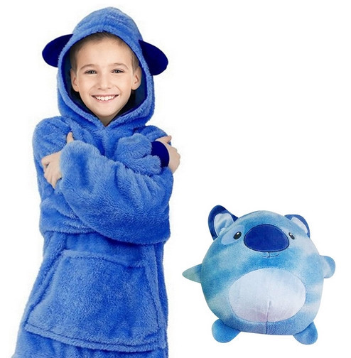 Дитяча толстовка-іграшка Huggle Pets Hoodie Коала, Худі-іграшка, М'яка іграшка-подушка, фото 1