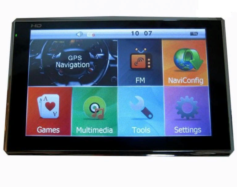 GPS Навігатор - 7 Android 721 (1/8), Автомобільний навігатор