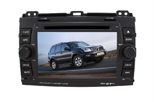 Штатна автомагнітола з GPS навігацією для автомобілів Toyota Prado 2002-2009, фото 1