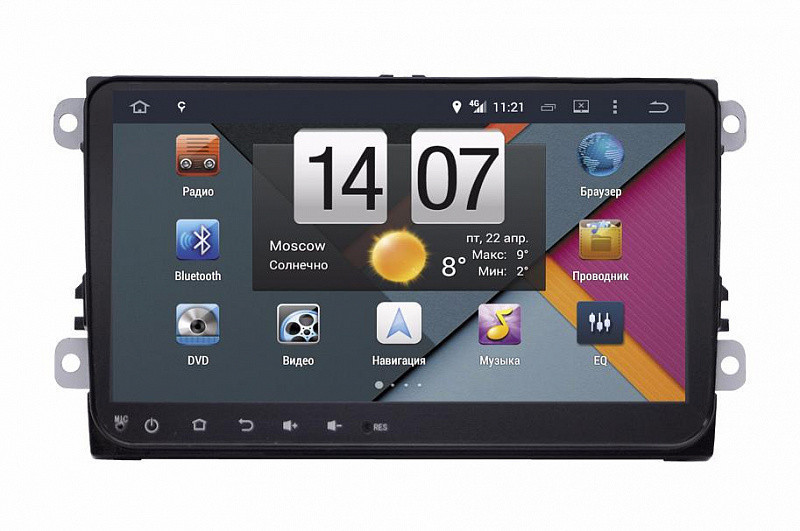 Штатна автомагнітола з GPS навігацією для автомобілів VW Passat (2008-2014) Android 5.0.1, фото 1
