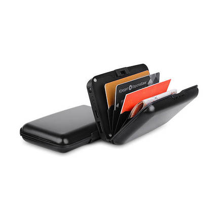 Гаманець - павербанк Insta Charge Wallet SonicIQ ЧОРНИЙ, фото 2
