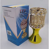 Лампа на підставці циліндр обертається RHD-25 (RD-5040) | Диско лампа | світильник-Нічник зі світломузикою