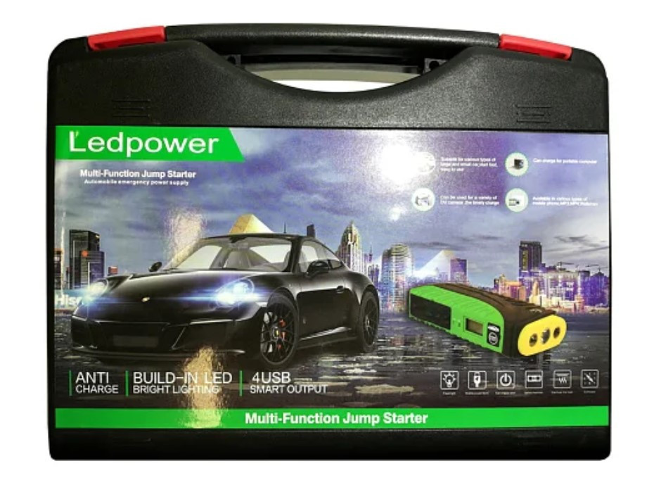 Пуско-зарядний пристрій JUMPSTARTER TM19F (68800 mAh), Пускова зарядка для авто, фото 1