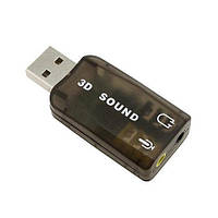 Sound audiocontroller \ Звуковая карта USB 3D sound 5.1 | Внешний звуковой адаптер для ПК