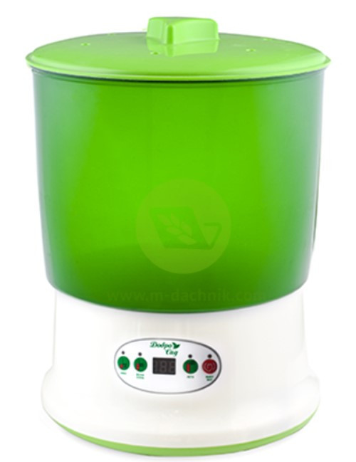 Автоматичний пророщувач насіння ДоброСад (з таймером) | Домашня гідропонна установка | Спраутер