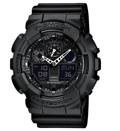 Годинник G-SHOCK-1 Чорні | Чоловічі наручні годинники | Касіо годинники чоловічі, фото 2