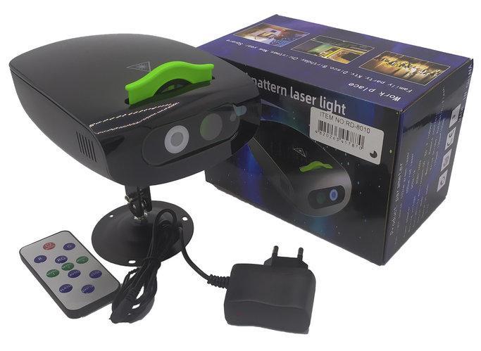 Лазерна установка RD-8010L RGB+Пульт, Стробоскоп лазерний, Світломузика