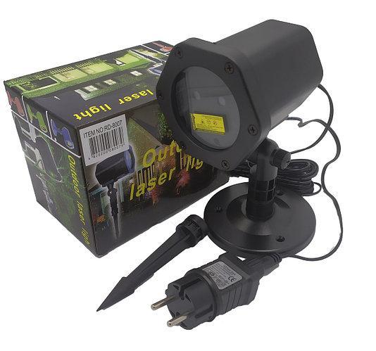 Лазерна установка вулична RD-8007 RGB+Пульт, Стробоскоп лазерний, Світломузика