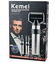 Электробритва Kemei KM-1210 3в1 | Бритва-триммер для мужчин