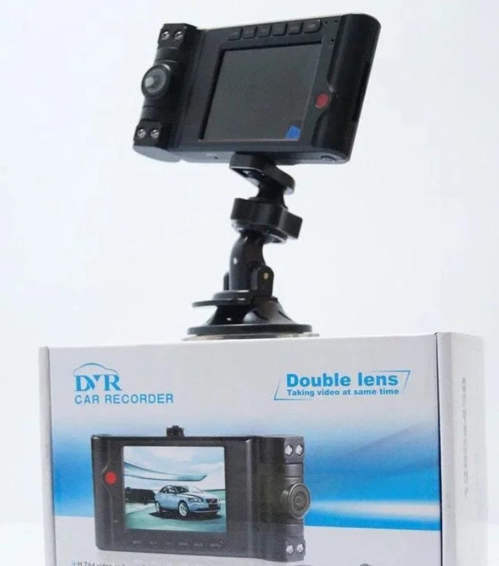 Автореєстратор Double Lens дві камери, Автомобільний відеореєстратор, Реєстратор в машину, фото 1