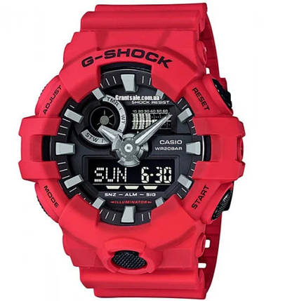 Годинник G-SHOCK-3 Червоні | Чоловічі наручні годинники | Касіо годинники чоловічі, фото 2