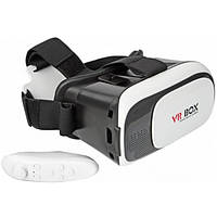 Очки виртуальной реальности VR BOX 2.0 с пультом | VR очки для телефона | Виртуальные очки для смартфона
