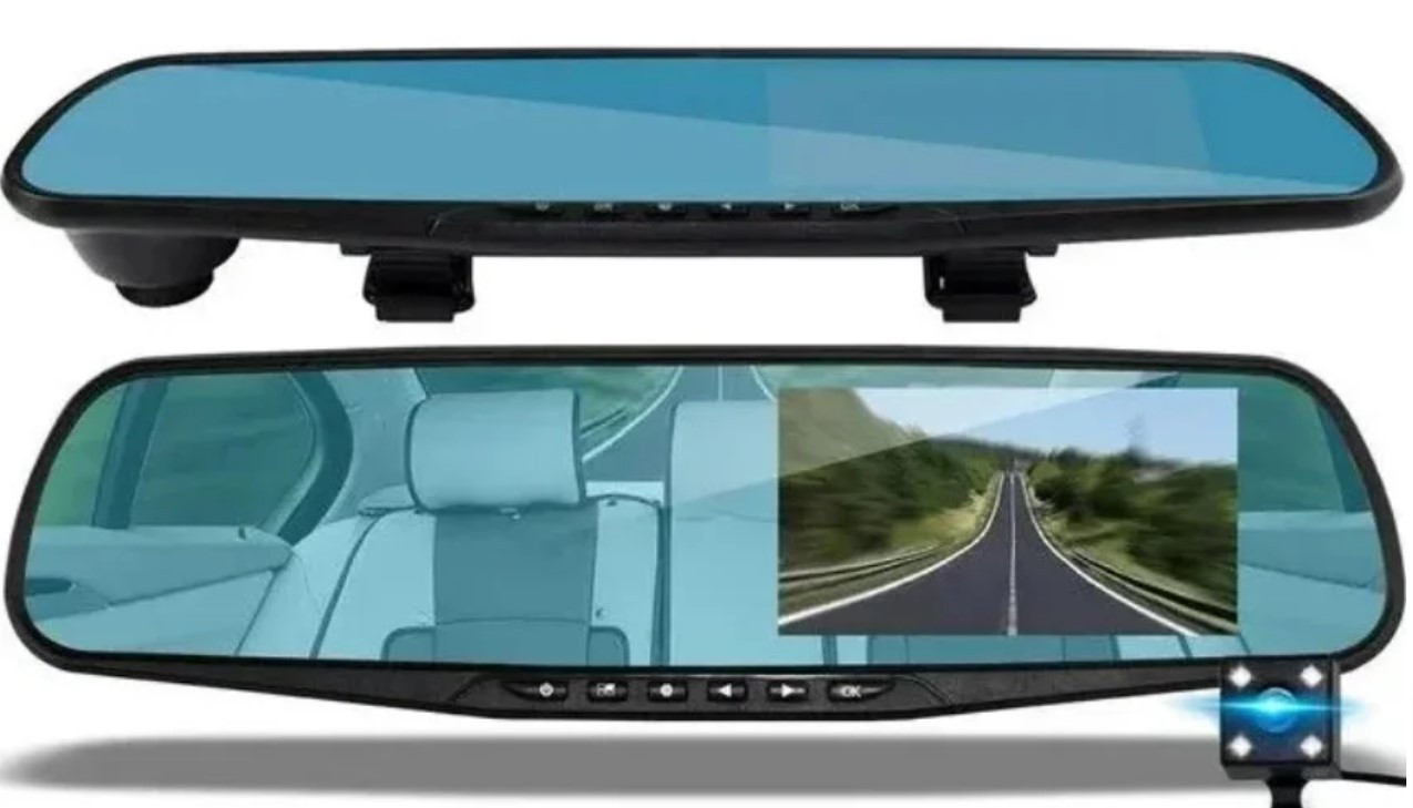 Дзеркало-відеореєстратор K40 (Android) 1/8 (LCD 10, GPS), Реєстратор в машину, Автореєстратор