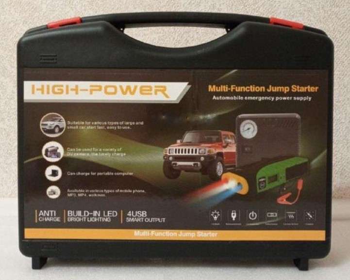 Пуско-зарядний пристрій JUMPSTARTER TM19F NEW (68800 mAh) (300/600A), Пускова зарядка для авто