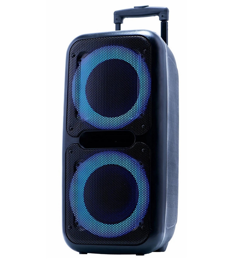 Акустична система з мікрофоном Goldteller GT-6032 USB/SD/FM/Bluetooth, Колонка-чемодан