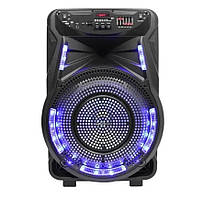 Акустична система з мікрофоном Goldteller GT-6021 USB/SD/FM/Bluetooth, Колонка-чемодан