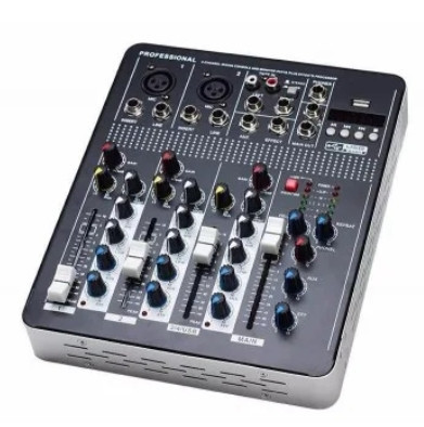 Аудіомікшер Mixer BT 4000D 2ch. + BT, Мікшерний пульт c Bluetooth, фото 1