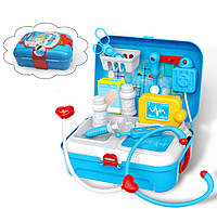 Портативный рюкзак Doctor Toy игровой детский набор Доктор 17 предметов