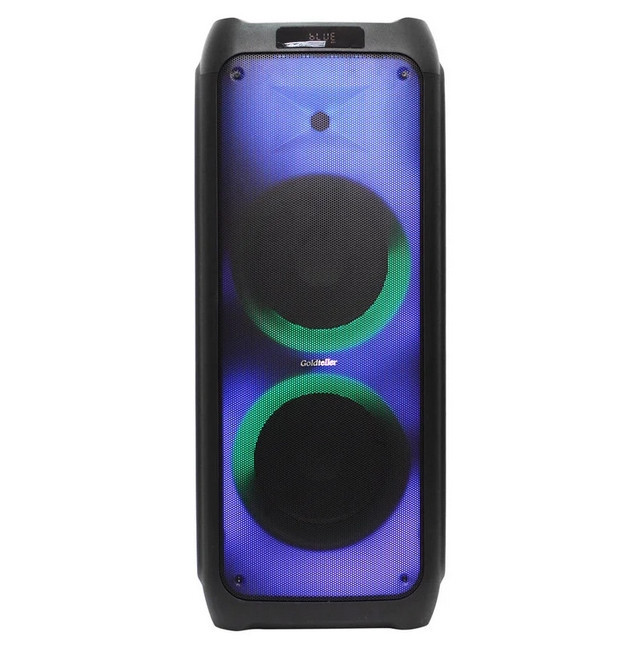 Акустична система з мікрофоном Goldteller GT-5080 USB/TF/FM/Bluetooth, Переносна потужна колонка