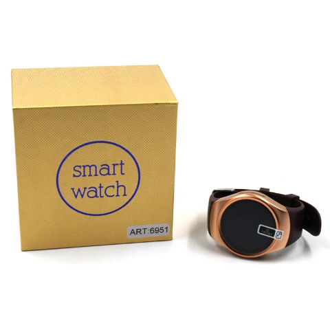 Годинник Smart watch Kingwear KW18 золотий, Фітнес трекер, Розумні годинники
