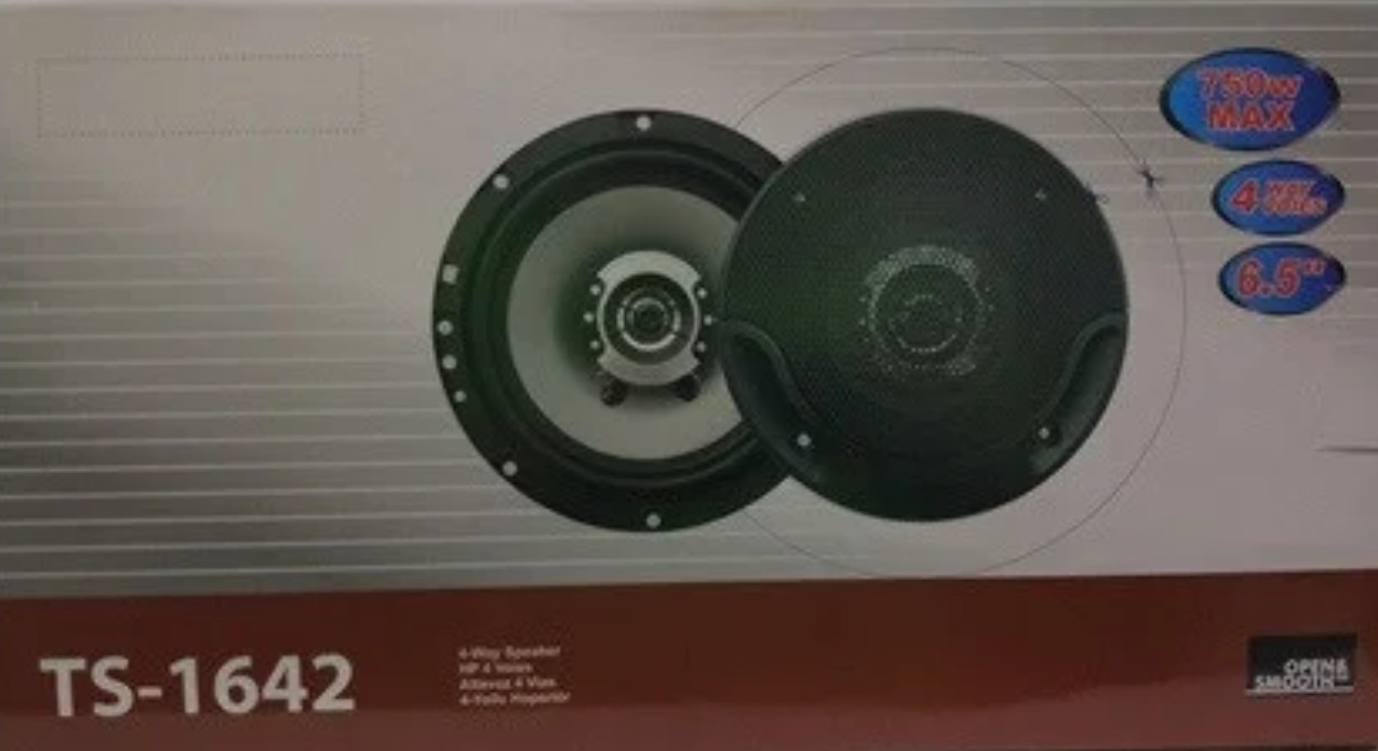 Автоакустика TS-1642 (6.5, 4-х смуг., 750W), Колонки автомобільні, Динаміки в авто