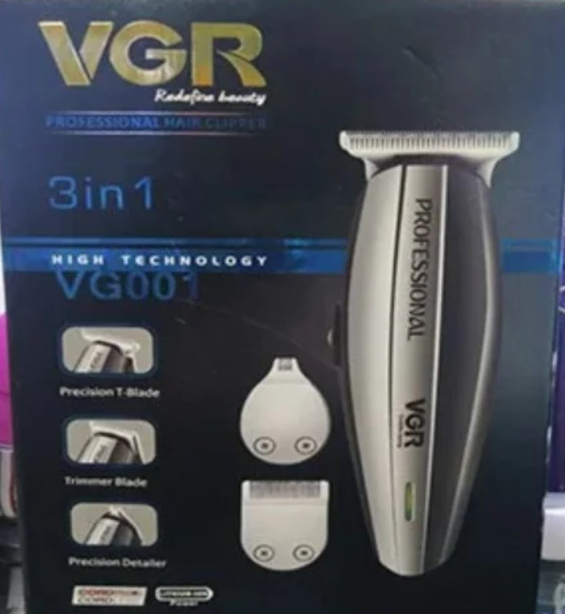 Машинка для стрижки VGR V-001, Тример акумуляторний