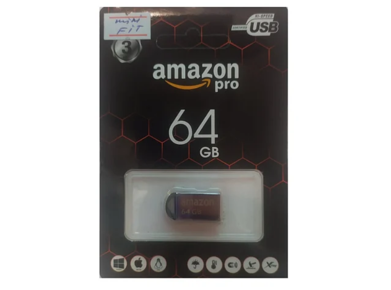 Флеш-накопичувач USB 64GB Amazon PRO miniFIT, Юсб флешка 64GB Amazon PRO miniFIT