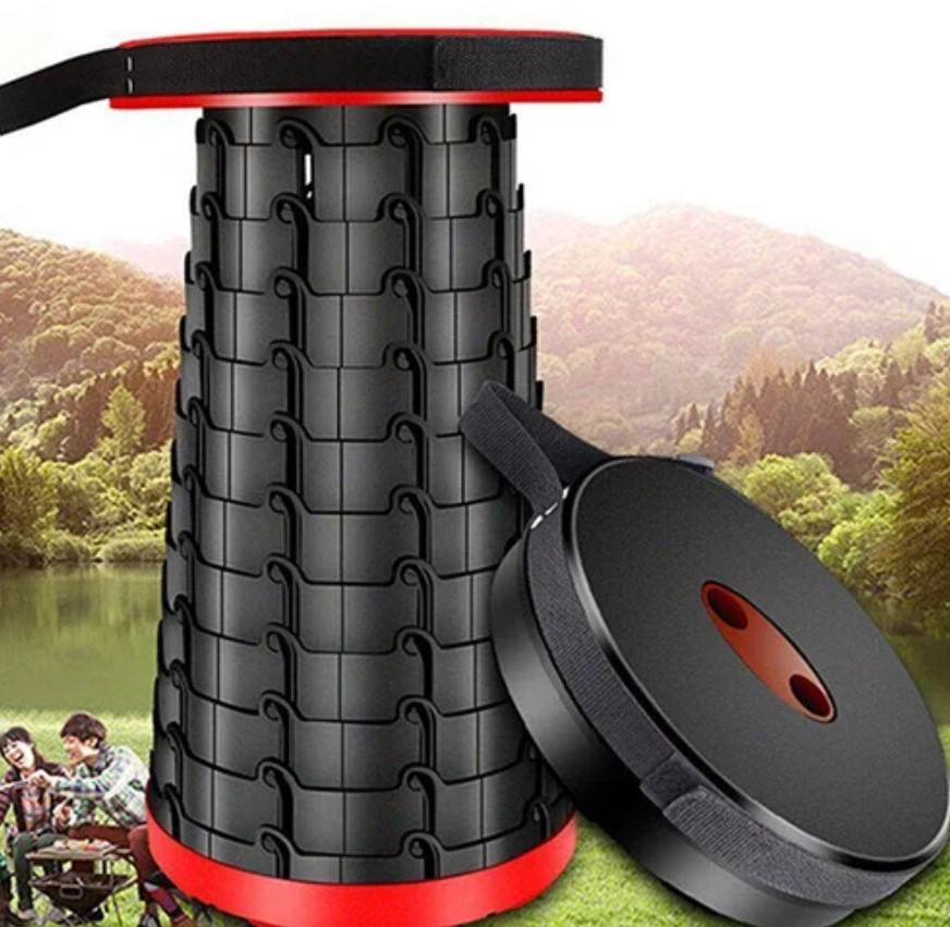 Складаний стілець Telescopic stool, Розкладний телескопічний стілець, Похідний стілець, фото 1