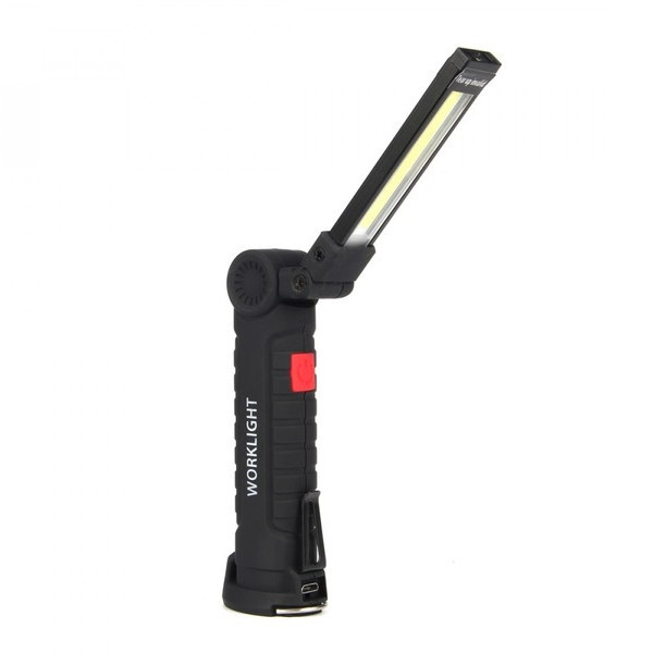 Акумуляторний ліхтарик на магніті, Ручний світлодіодний ліхтар, Настільний ліхтарик, фото 1