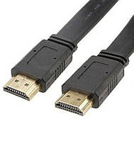 Кабель HDMI 3м лапша | Шнур HDMI-HDMI | Провод от компьютера к телевизору